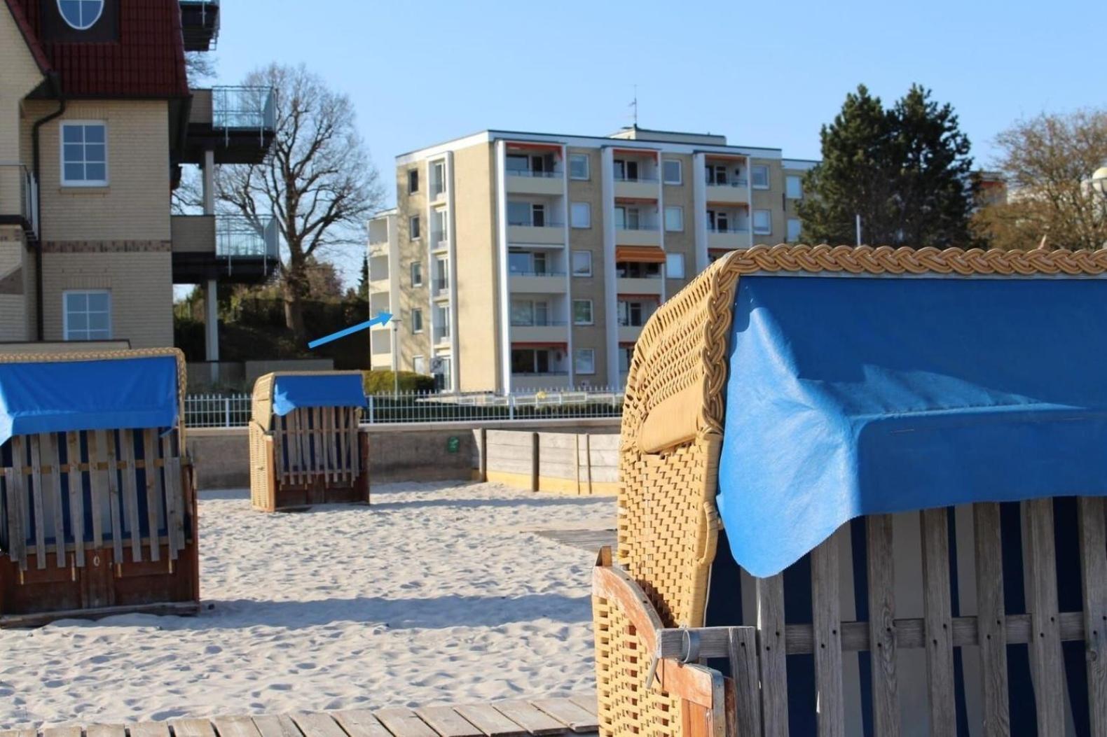 Strandschloss Strandkoje-Ostseeblick Grömitz Dış mekan fotoğraf